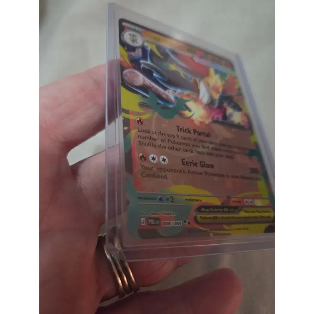 Mega Delphox ex 008/084 Double Rare Pitch Black Pokemon New